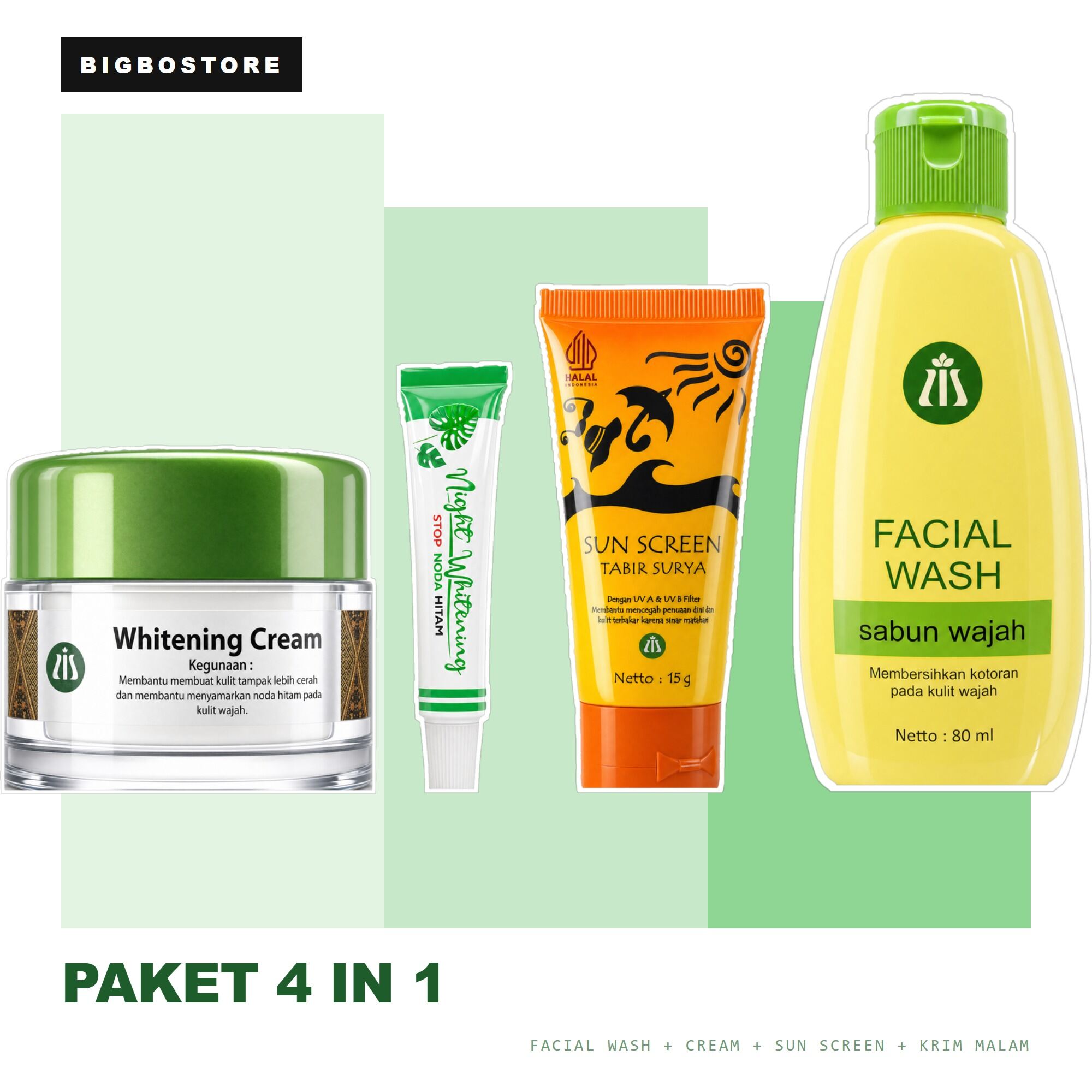 Harga Baru Turun: Liz Skincare Paket — 4in1 Sabun