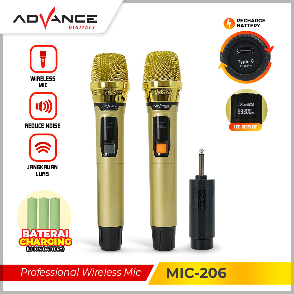 Harga Baru Turun: Advance Microphone