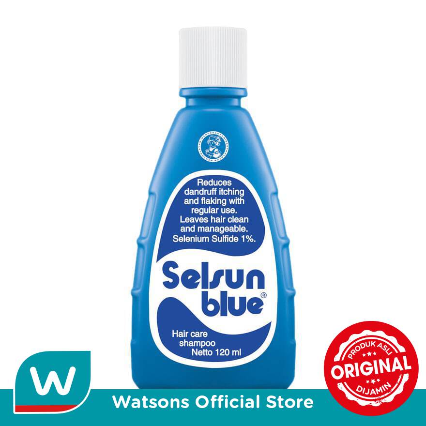 Turun 36%: SELSUN Blue Shampoo 120ml