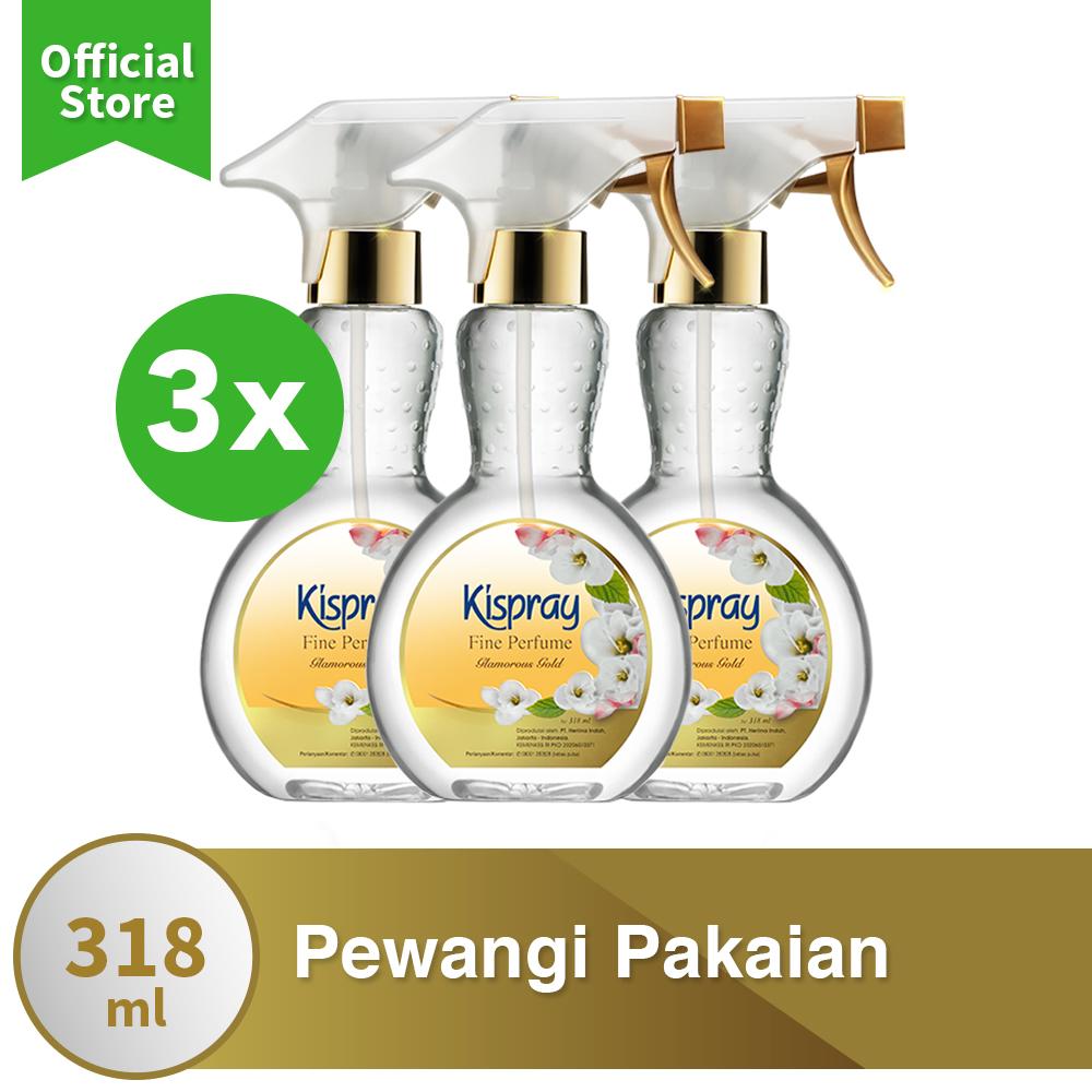 Harga Baru Turun: KISPRAY BOTOL — GLAMOROUS GOLD 318ML