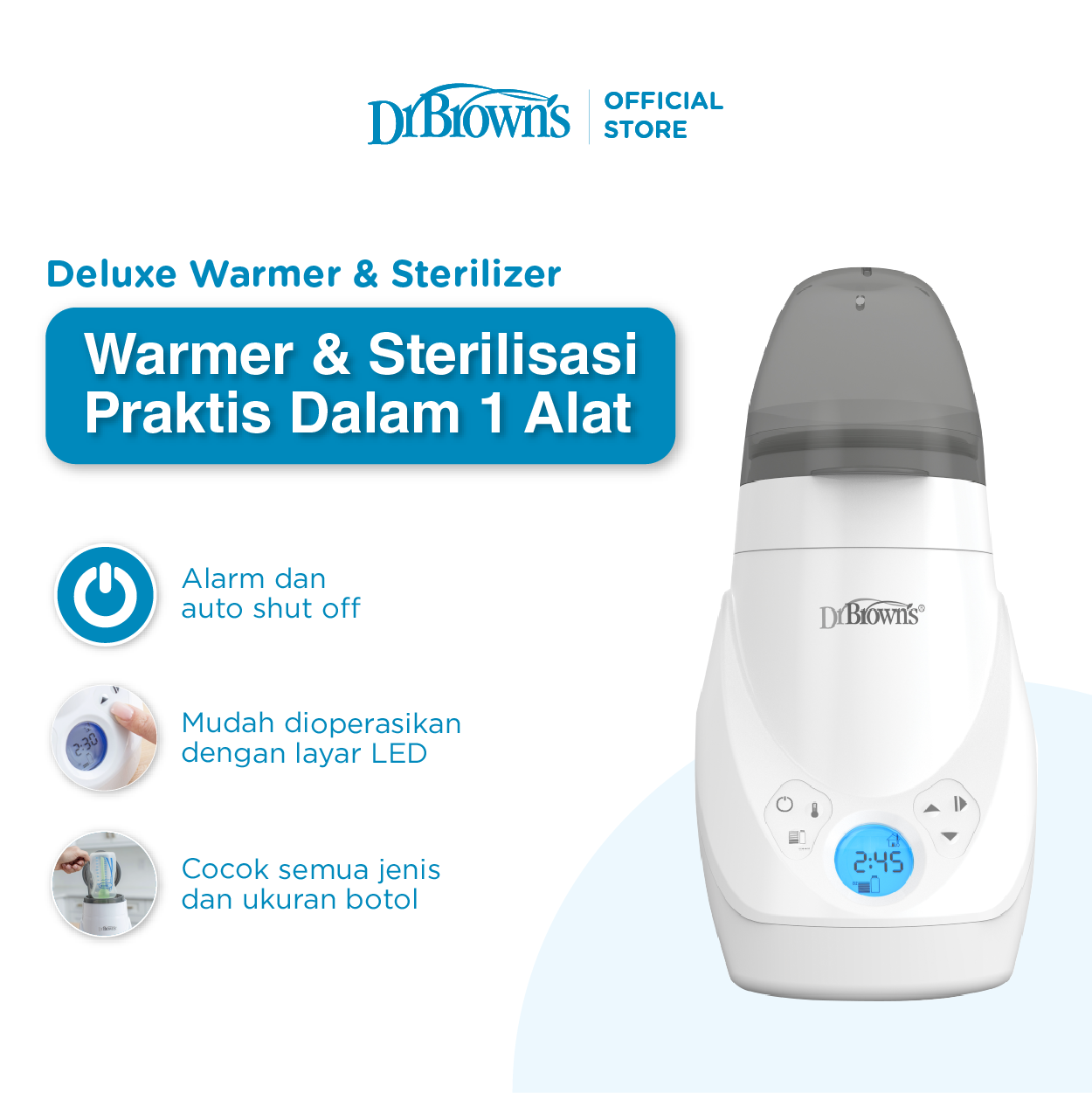 Harga Baru Turun: Dr. Browns Deluxe Electric Bottle (AC148)