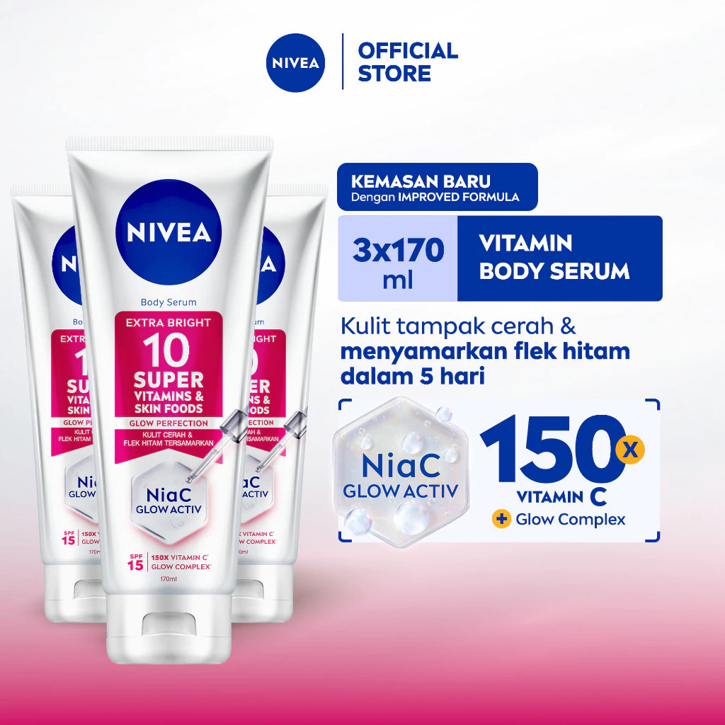 Harga Baru Turun: NIVEA Body Serum Extra — Bright