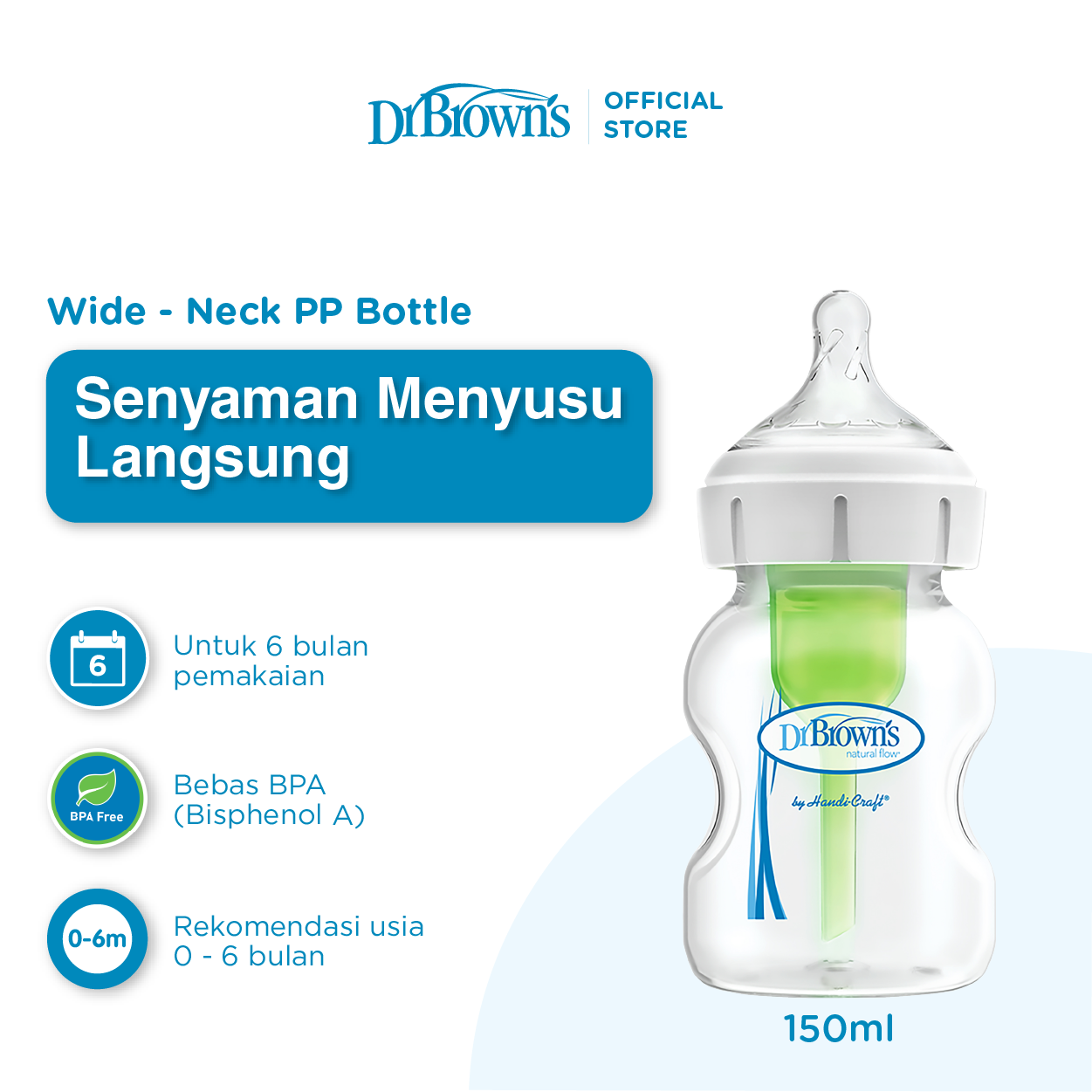 Harga Baru Turun: Dr.Browns 5oz / 150ml