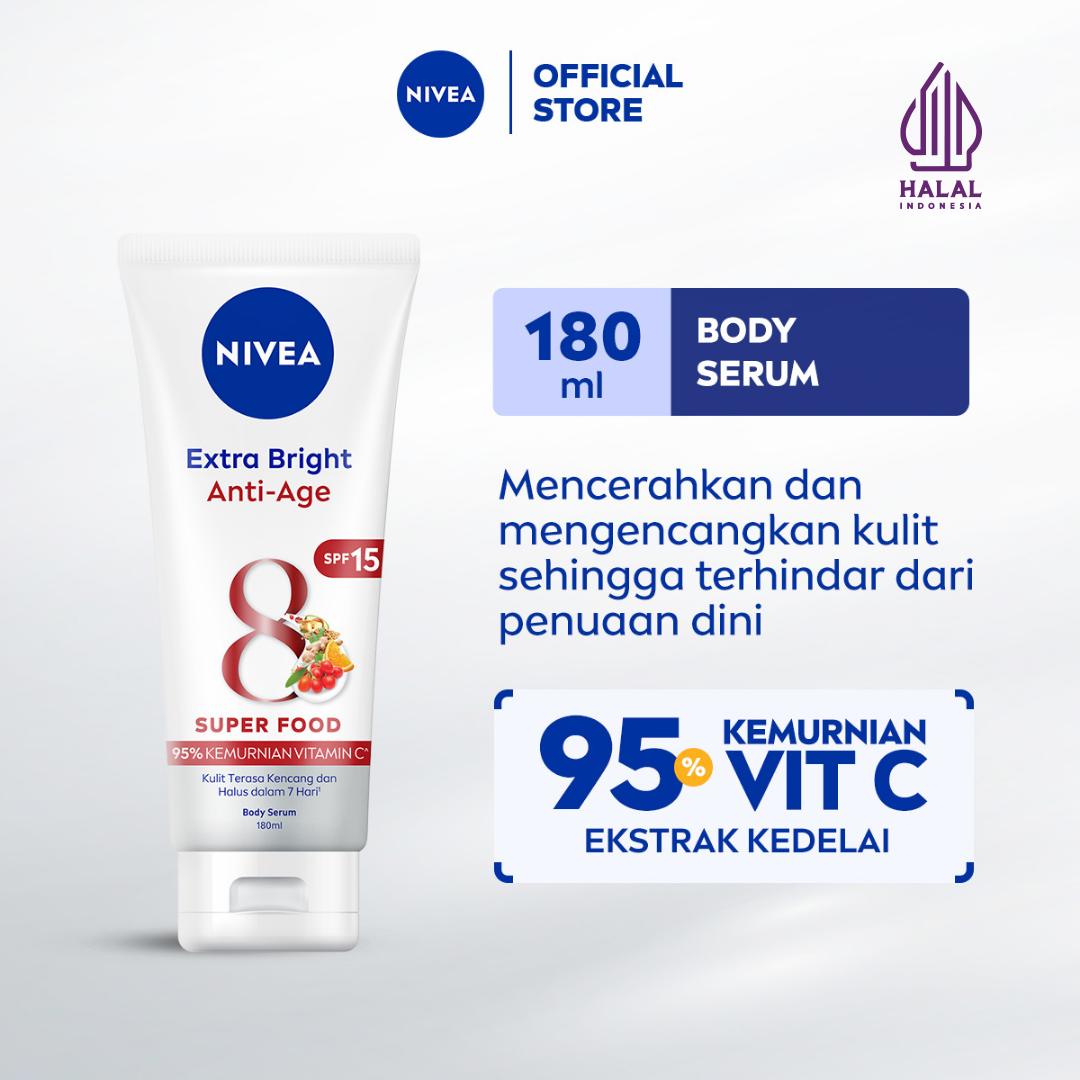 Turun 23%: NIVEA Body Serum Extra Bright