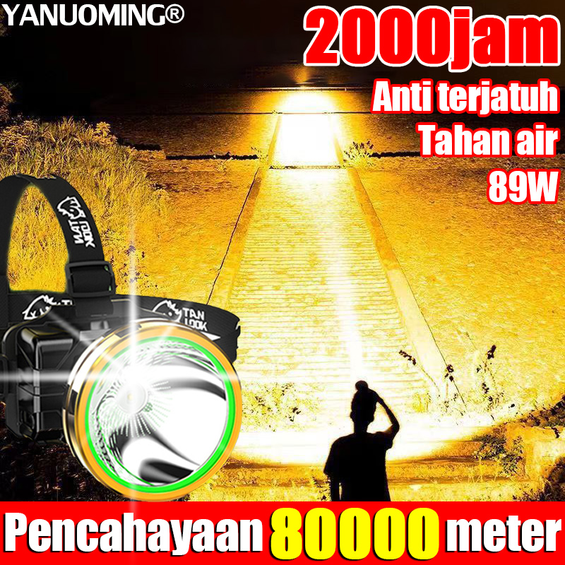 Turun 24%: lebih terang dari sinar laser (batrek senter kepala senter terang