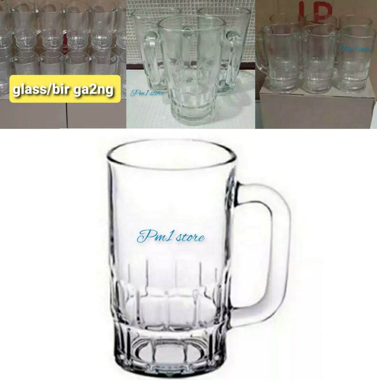 Turun 34%: 1 LUSIN /12 PCS/6PCS GELAS