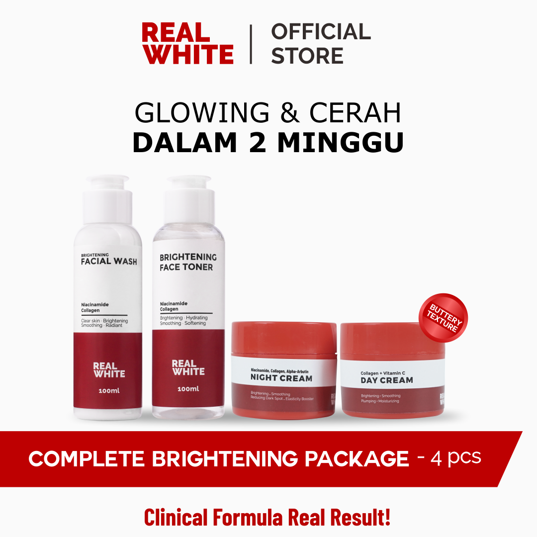 Turun 30%: REAL WHITE Complete Whitening