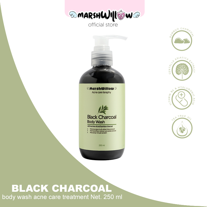 Turun 40%: Marshwillow Black Charcoal