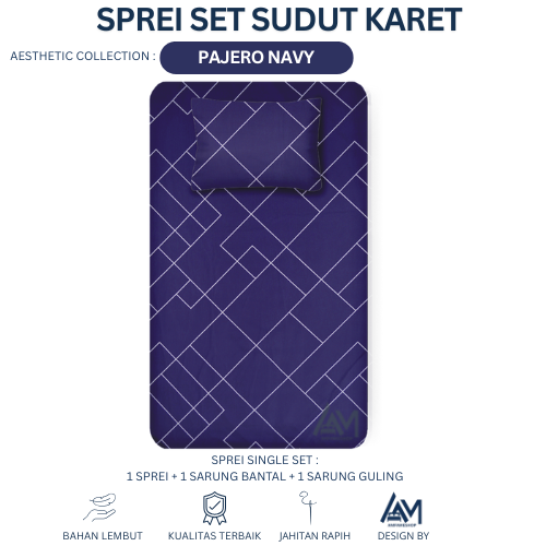 Turun 29%: Sprei Single Sudut Karet