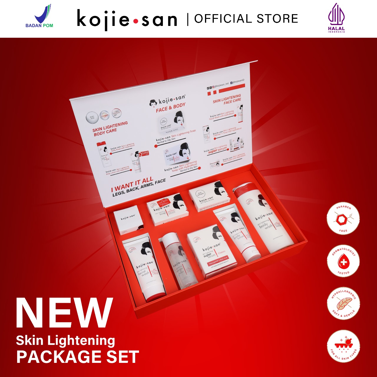 Turun 26%: KOJIE SAN FACE AND BODY