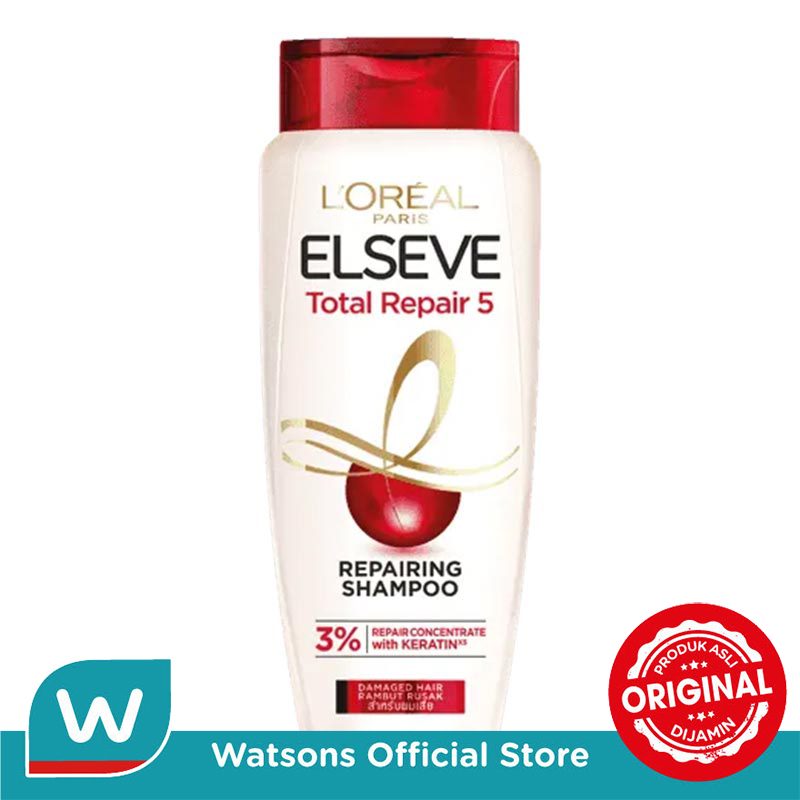 Turun 45%: LOreal Shampoo Total Repair 5