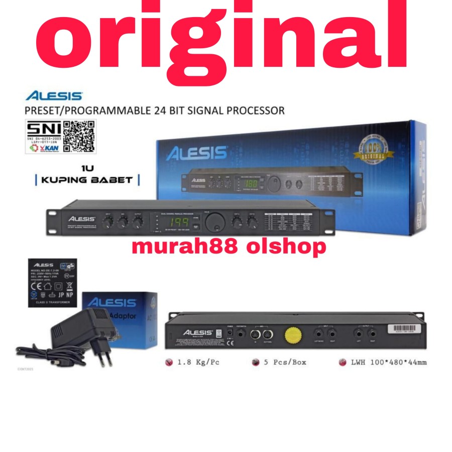 Turun 21%: Alesis Microverb 4 Effect