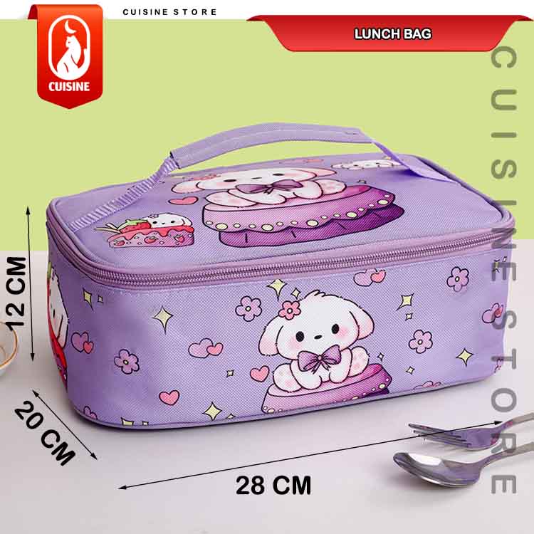 Turun 20%: Tas Bekal Anak Persegi