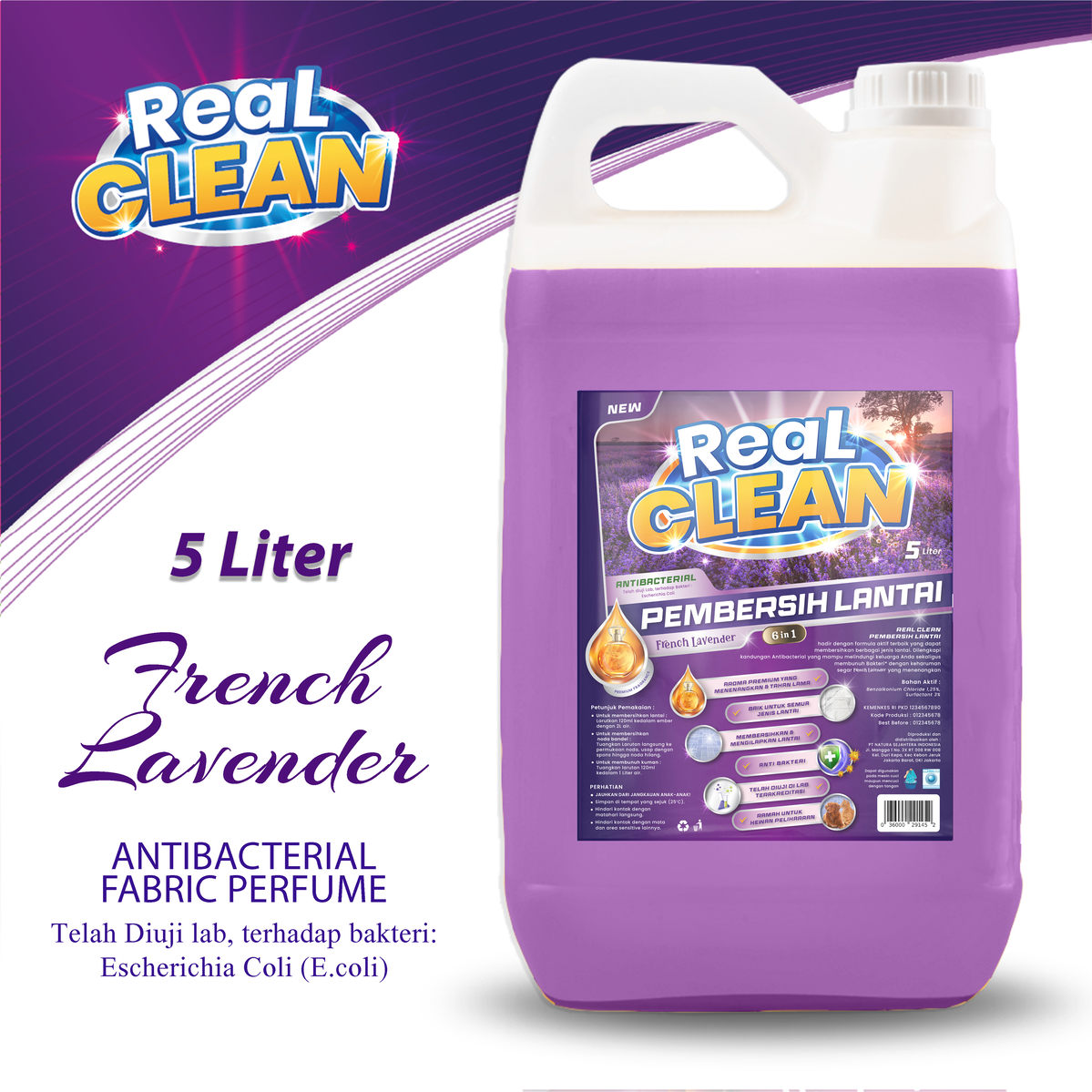 Turun 32%: Real Clean Pel Lantai