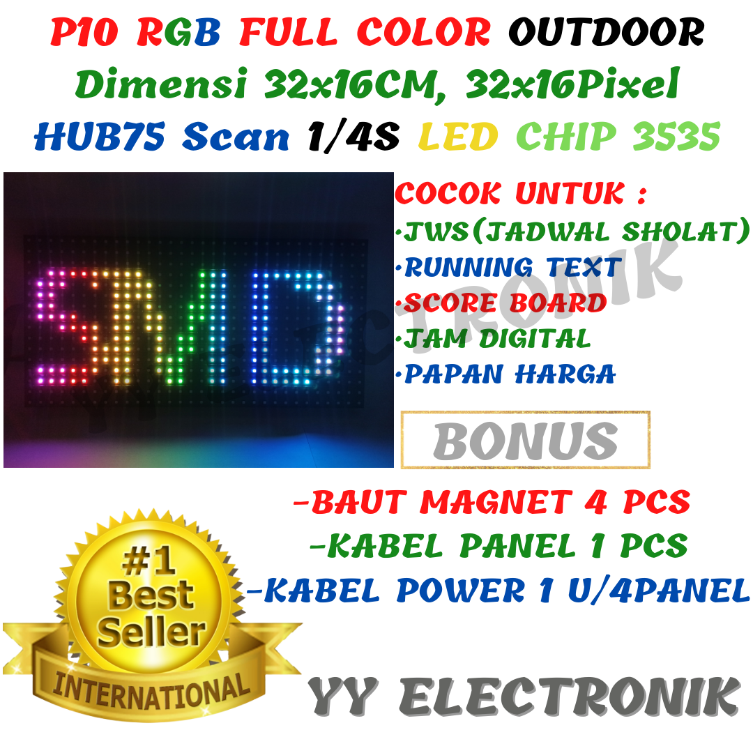Turun 28%: Panel Modul LED P10 RGB