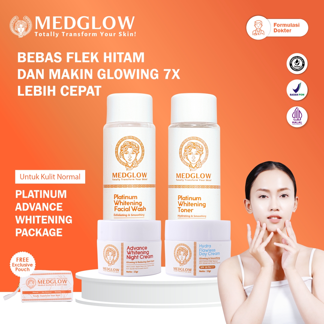 Turun 30%: MEDGLOW CLINIC Paket FLEK