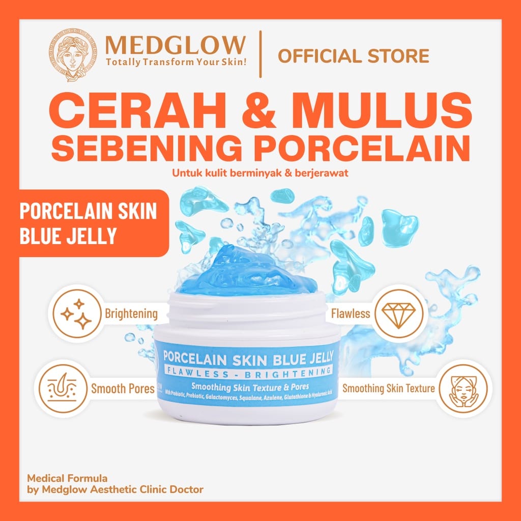 Turun 30%: MEDGLOW CLINIC Porcelain Skin