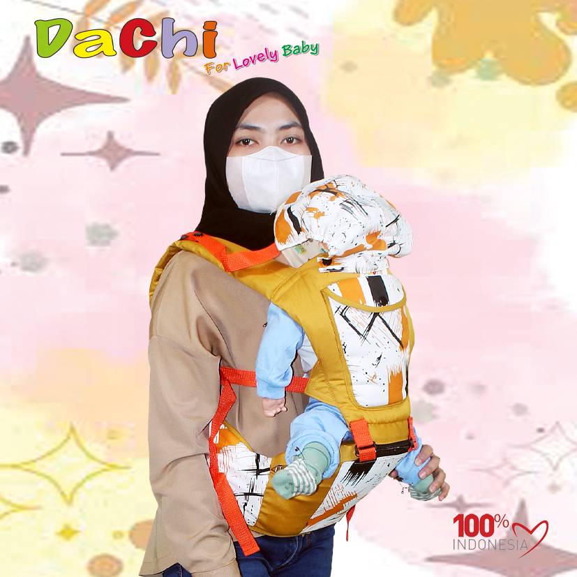 Turun 26%: Gendongan Bayi Hipseat Abstrak Dachi (GH004)