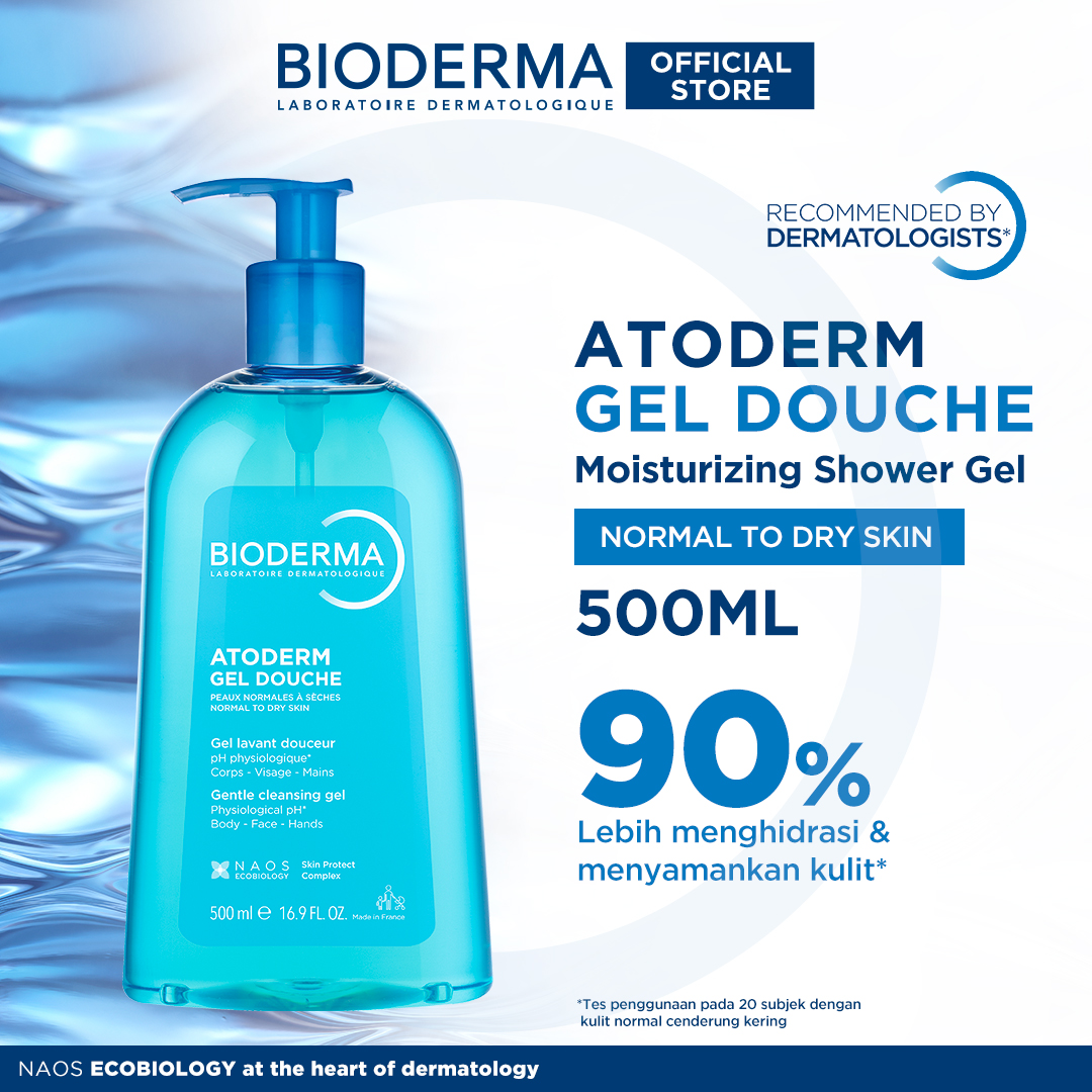 Turun 23%: Bioderma Atoderm Gel Douche — 500