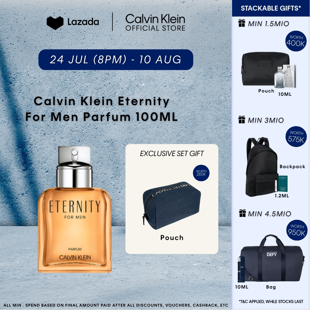 Turun 25%: Calvin Klein Eternity for Men
