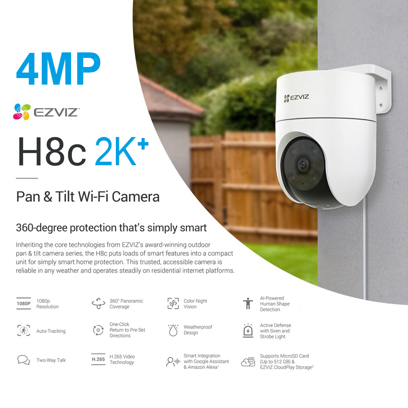 Turun 30%: Ezviz H8C 4MP 2K+ Smart