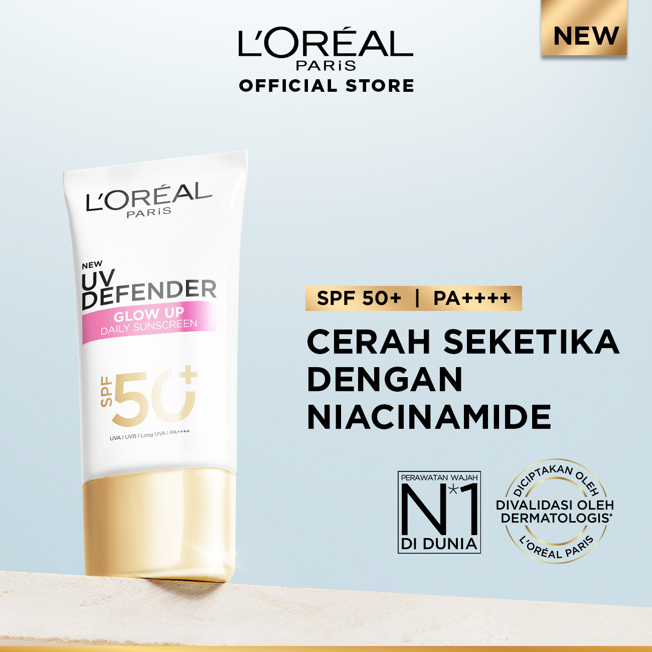 Turun 21%: LOreal Paris UV Defender Serum (Untuk Mencegah Kulit Tampak Tua 5