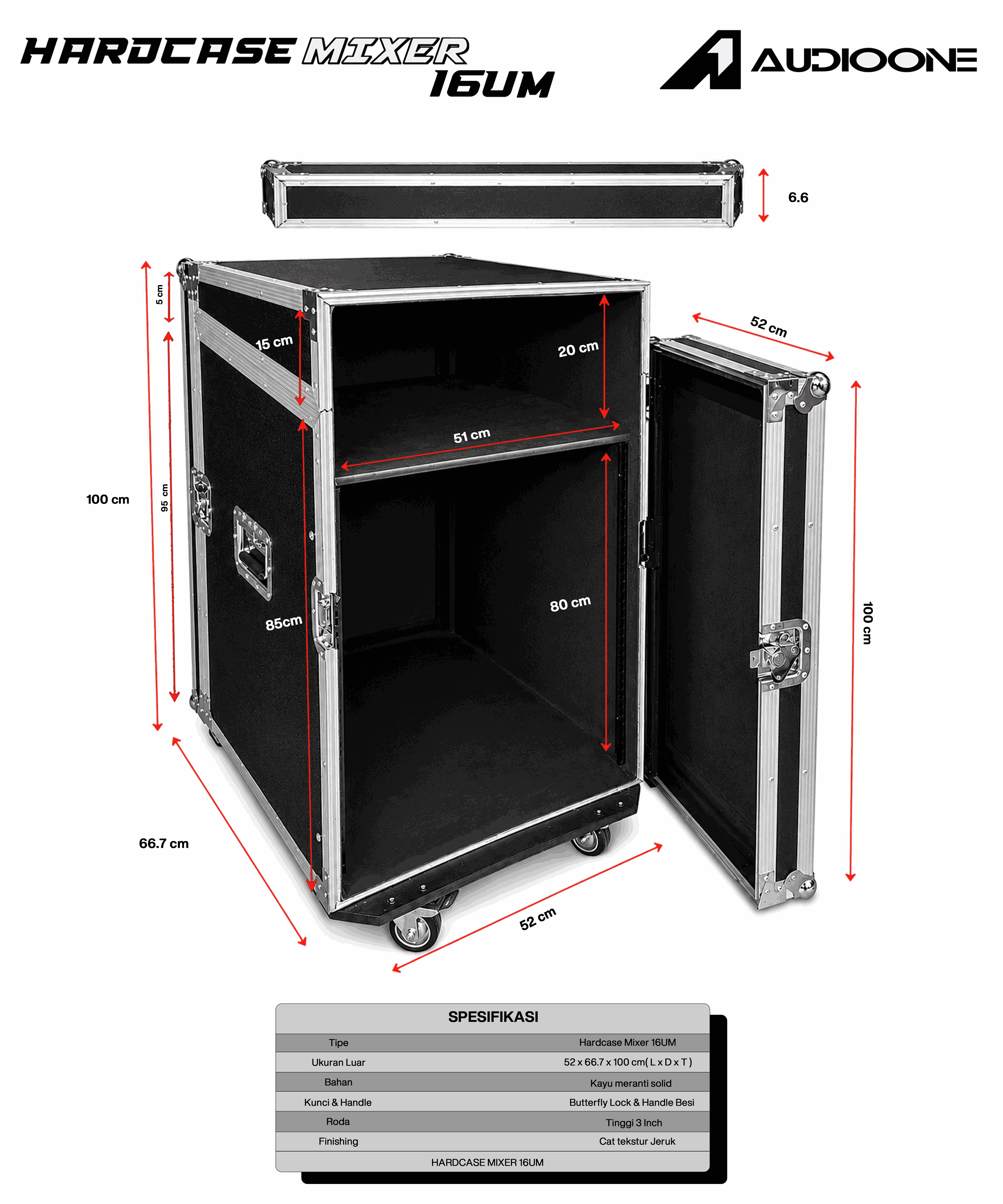 Turun 40%: Box Hardcase Speaker Sound