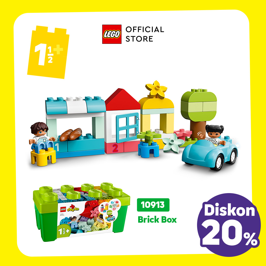 Turun 30%: LEGO DUPLO 10913 Classic Brick (65 Pieces)