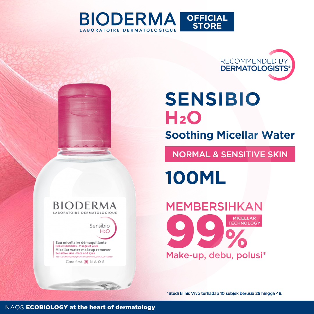 Turun 24%: Bioderma Sensibio H2O 100ml -