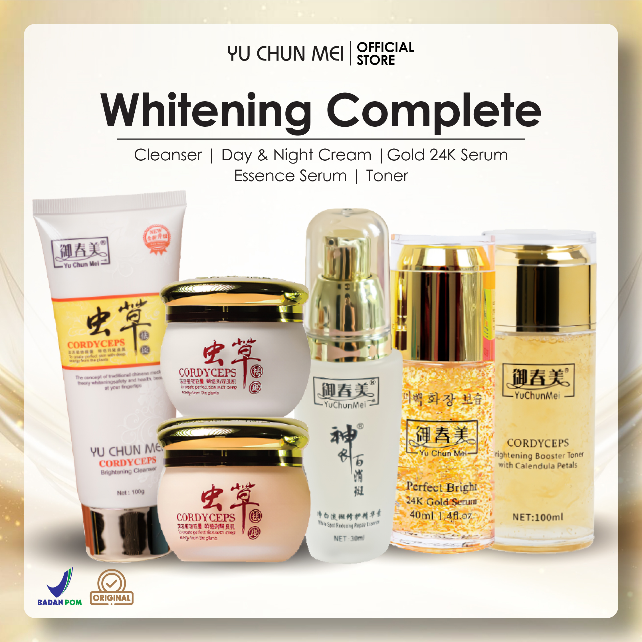 Turun 22%: YU CHUN MEI Cordyceps — Whitening