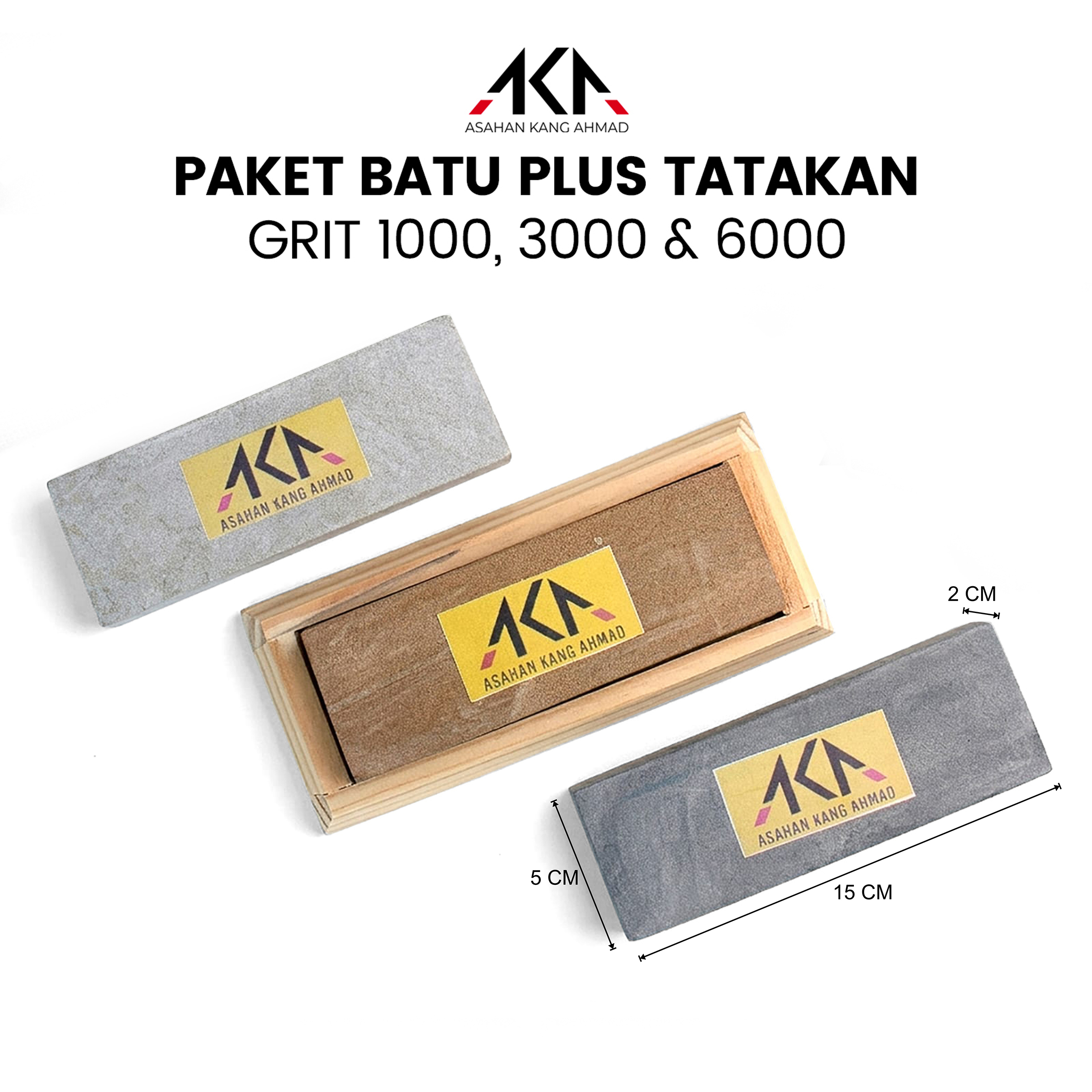 Turun 24%: ASAHAN KANG AHMAD Batu asah