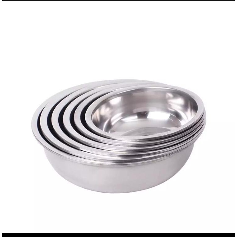 Turun 24%: 6 Pcs Baskom Stainless Steel