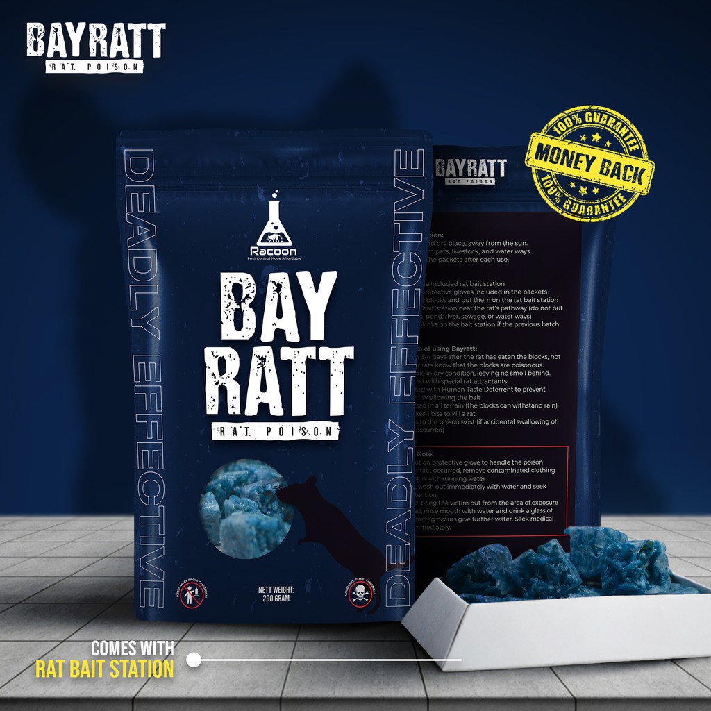 Turun 37%: Racoon Racun Tikus BAYRATT