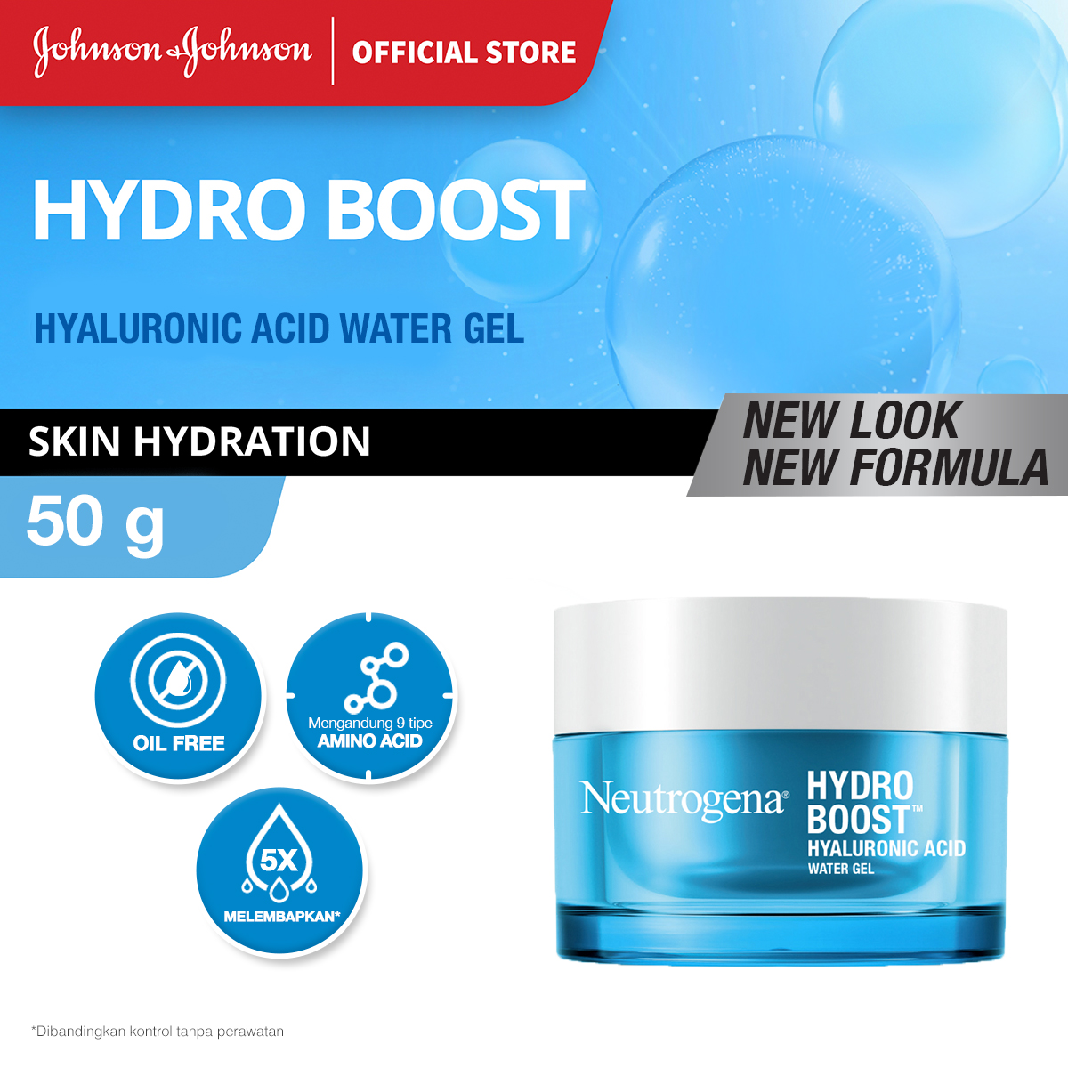 Turun 34%: NEUTROGENA Hydro Boost — Hyaluronic Acid