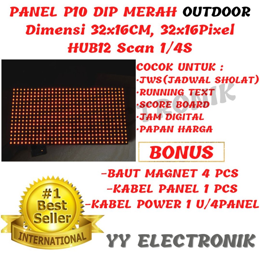 Turun 36%: Outdoor Panel Module Modul LED (B)