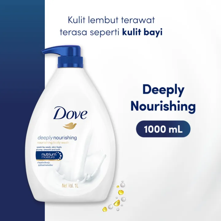 Turun 33%: Dove Body Wash Deeply