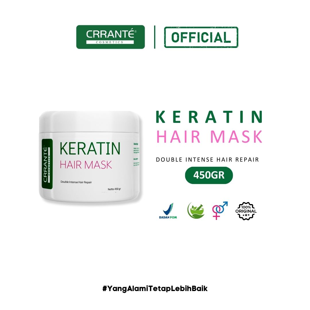 Turun 20%: Crrante Keratin Hair Mask 450
