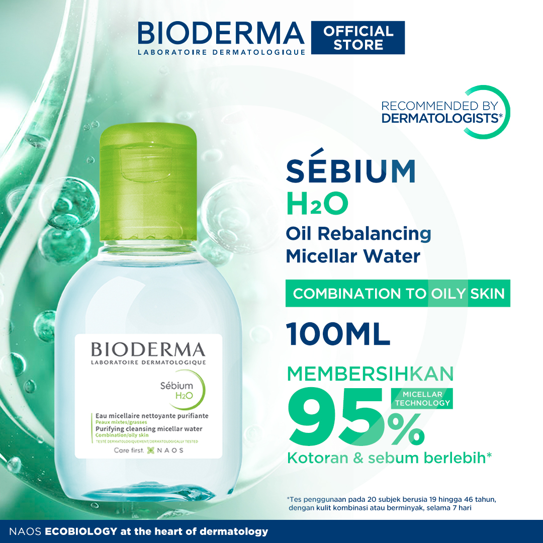 Turun 24%: Bioderma Sebium H2O 100 ml