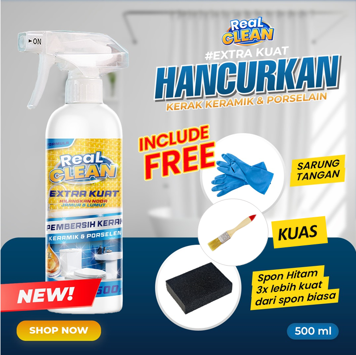 Turun 34%: Real Clean Pembersih Kerak