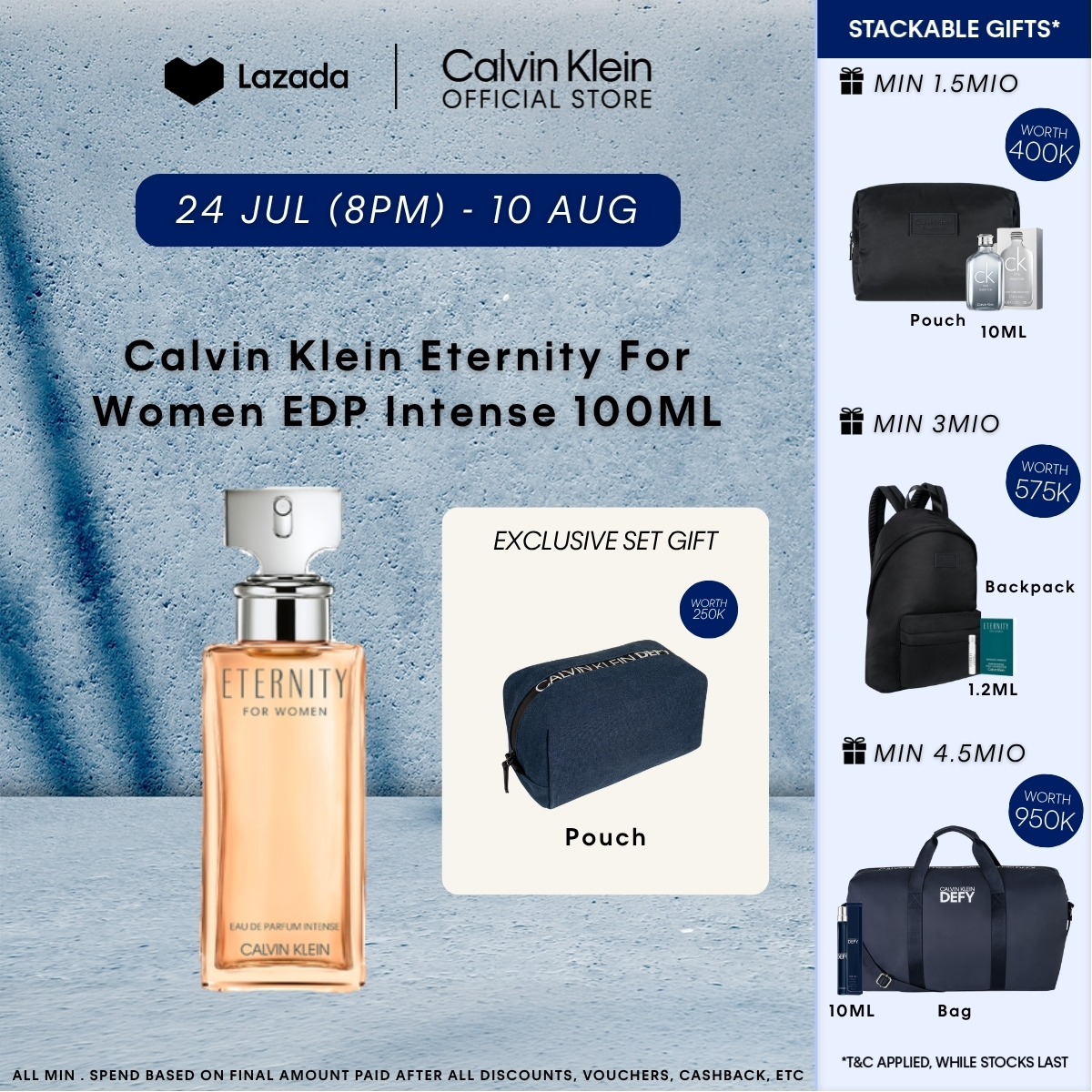 Turun 25%: Calvin Klein Eternity