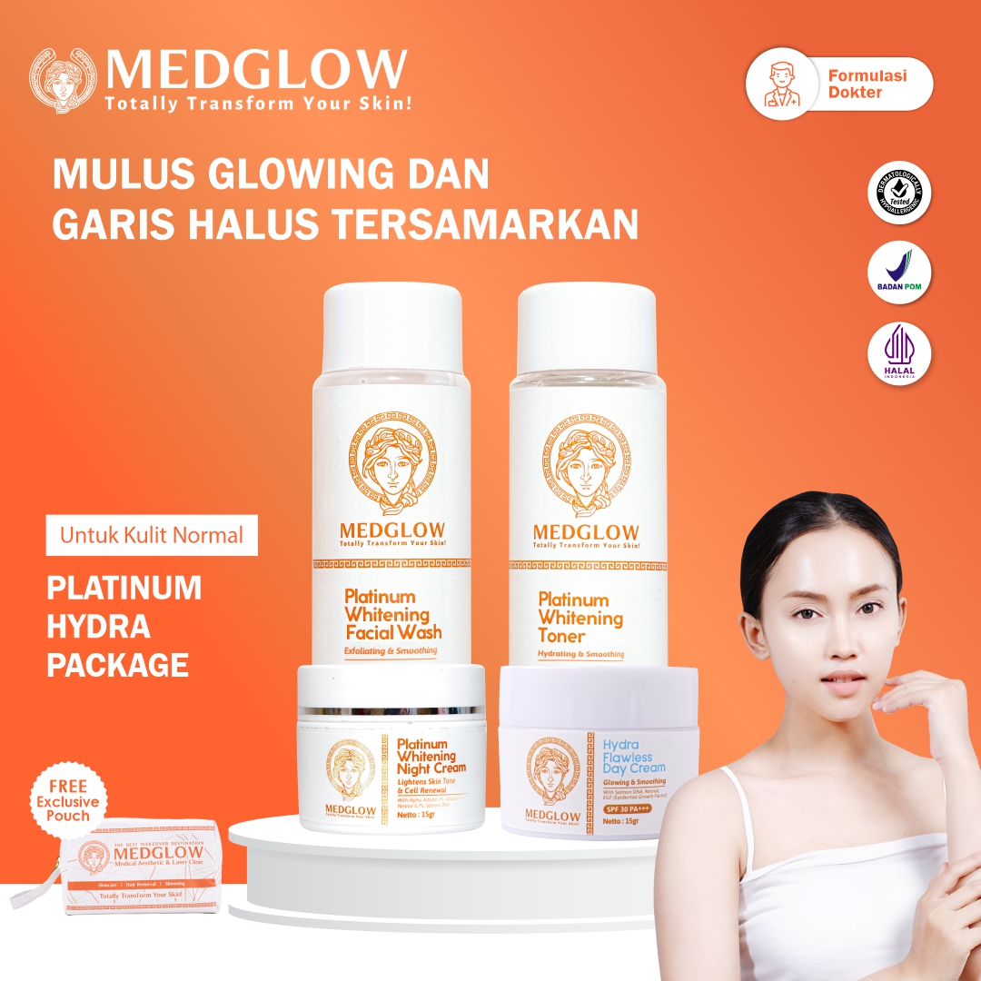 Turun 29%: MEDGLOW CLINIC Platinum — Whitening Hydra