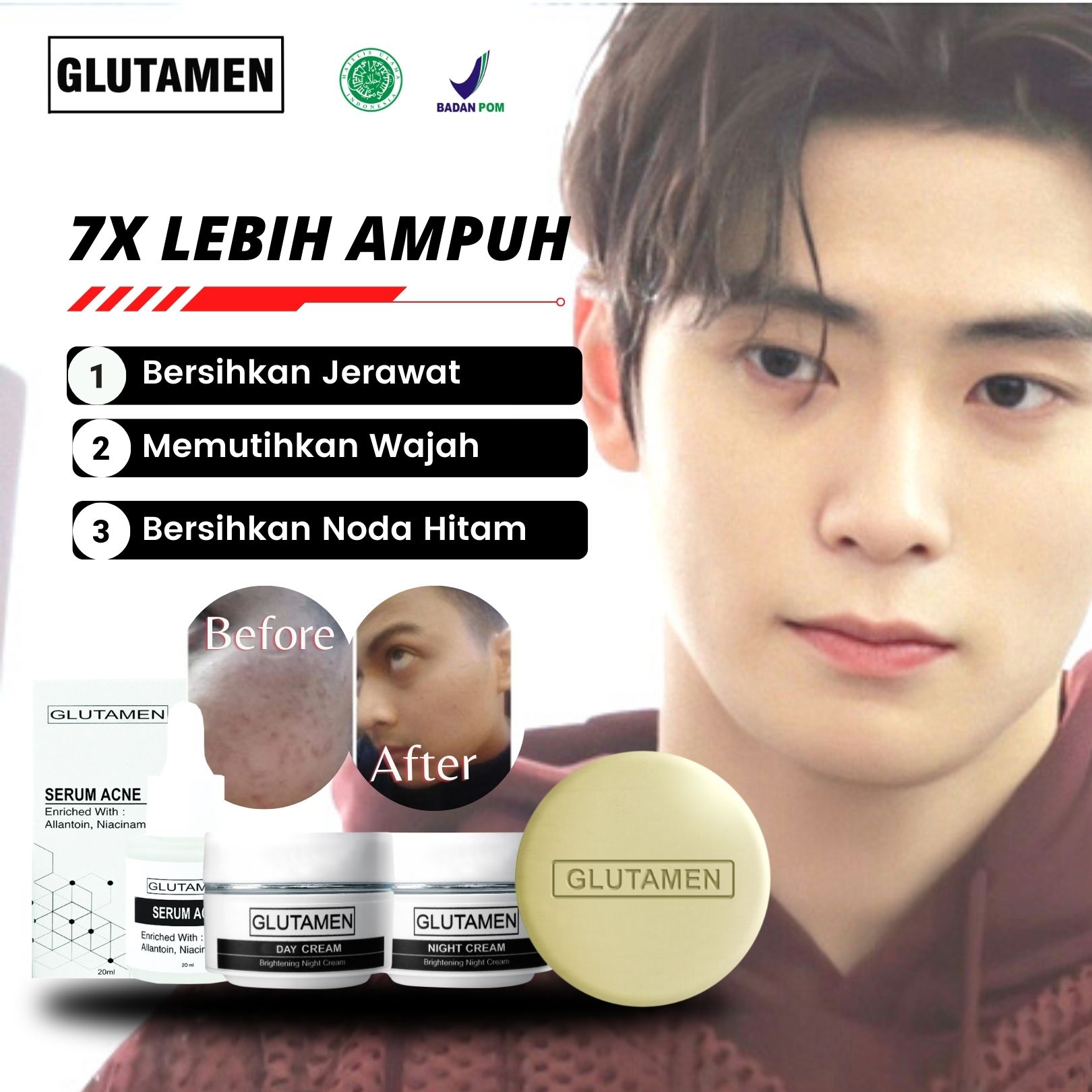 Turun 33%: BPOM Paket 4in1 Glutamen