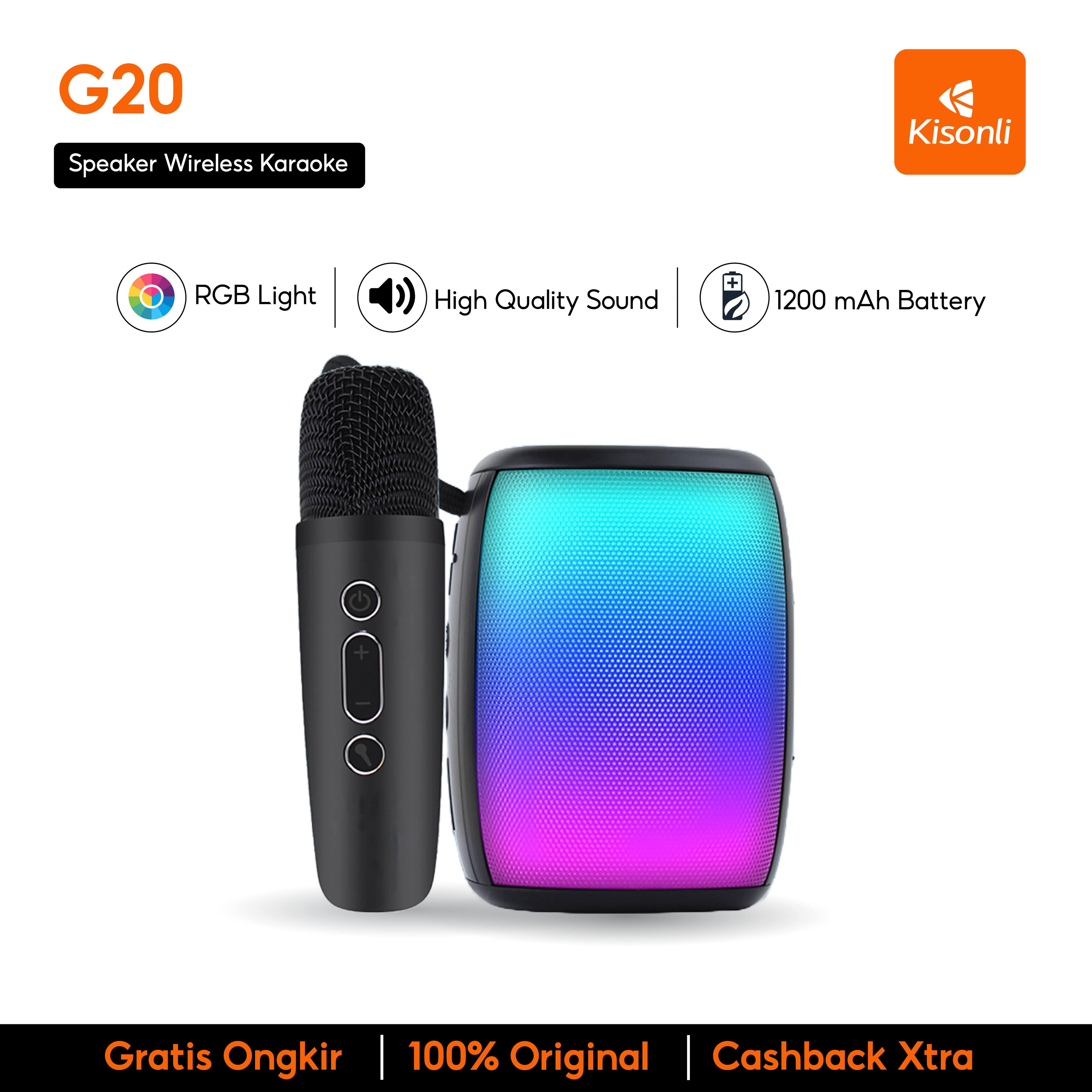 Turun 26%: Kisonli G20 Speaker Karaoke
