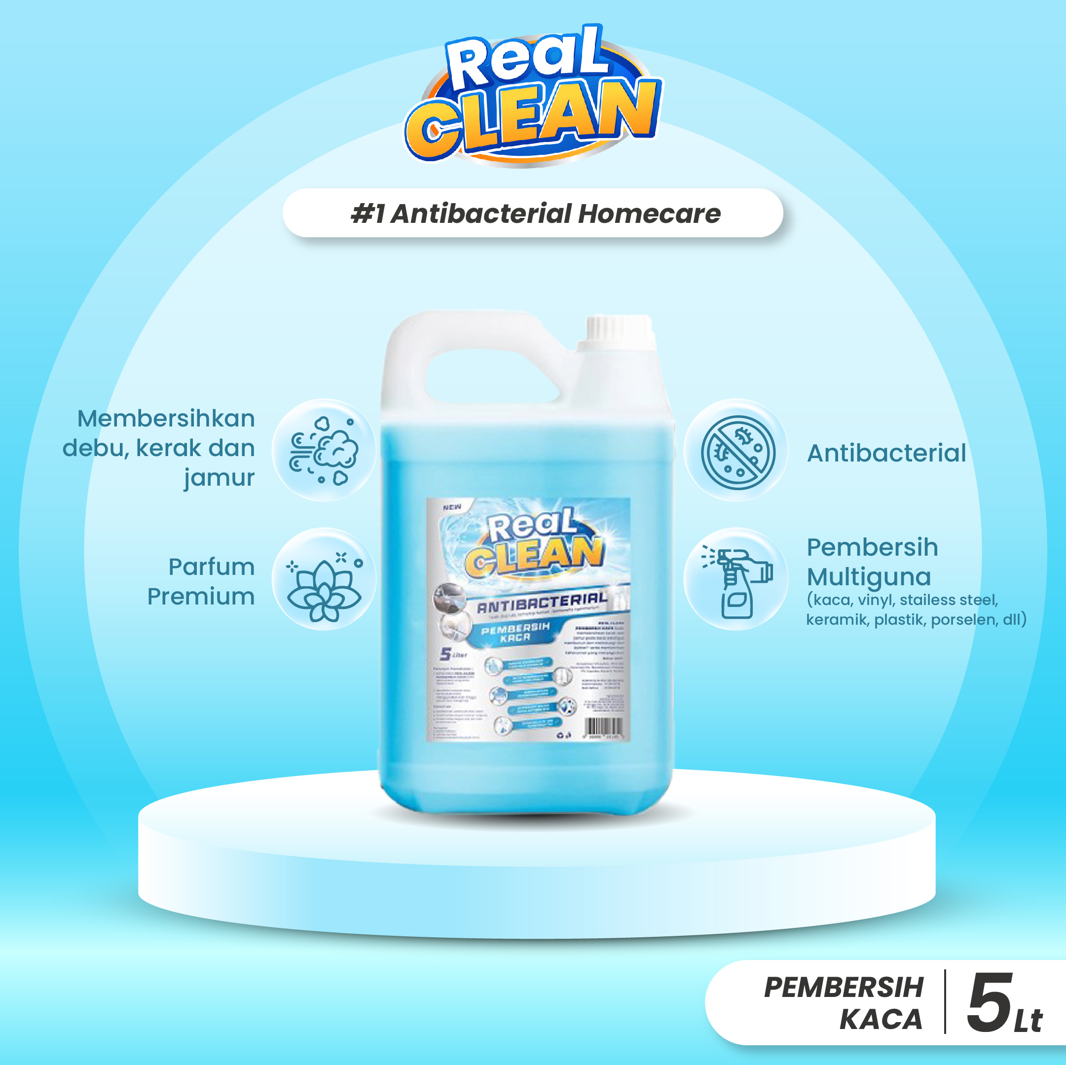 Turun 37%: Real Clean Cairan Pembersih