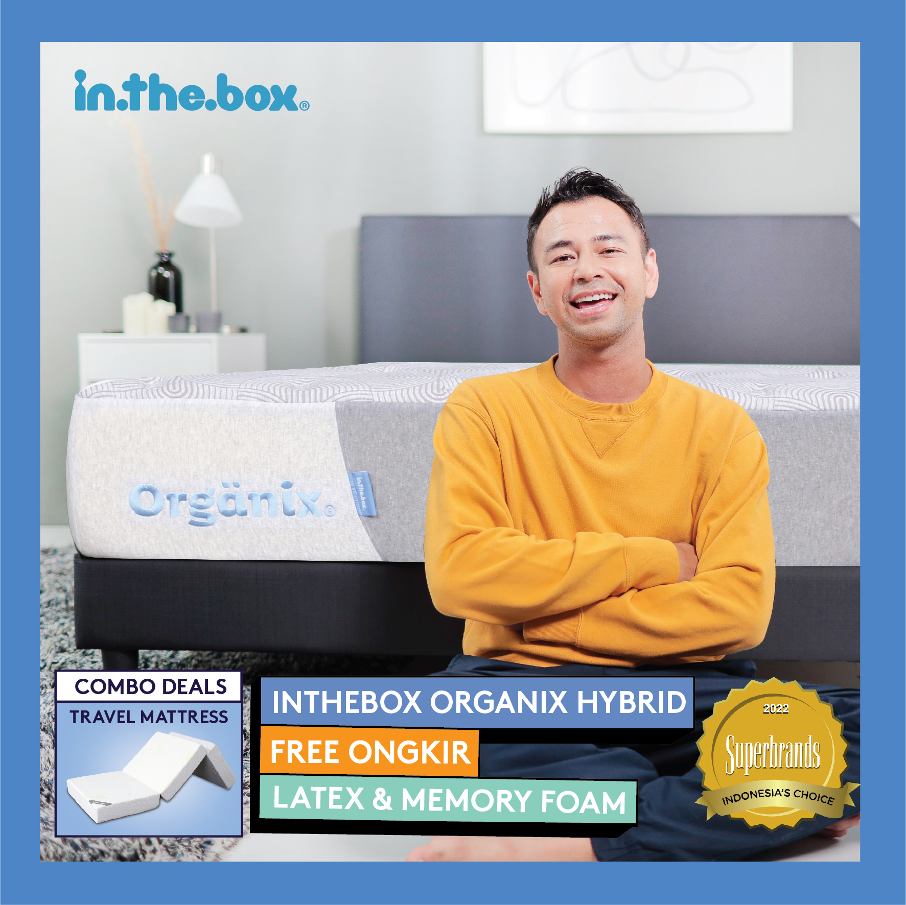 Turun 20%: INTHEBOX - Bundle Kasur Latex
