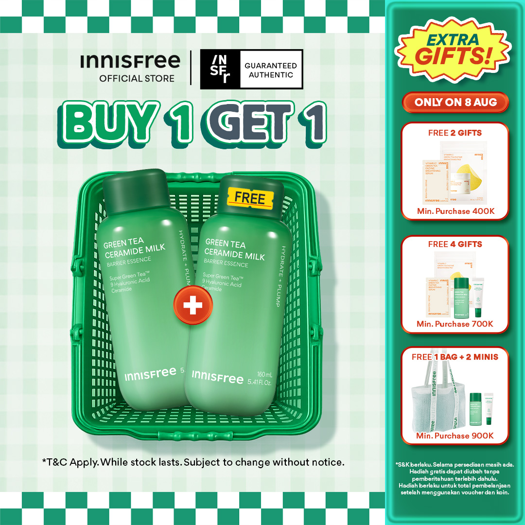 Turun 59%: Buy 1 Get 1 Innisfree