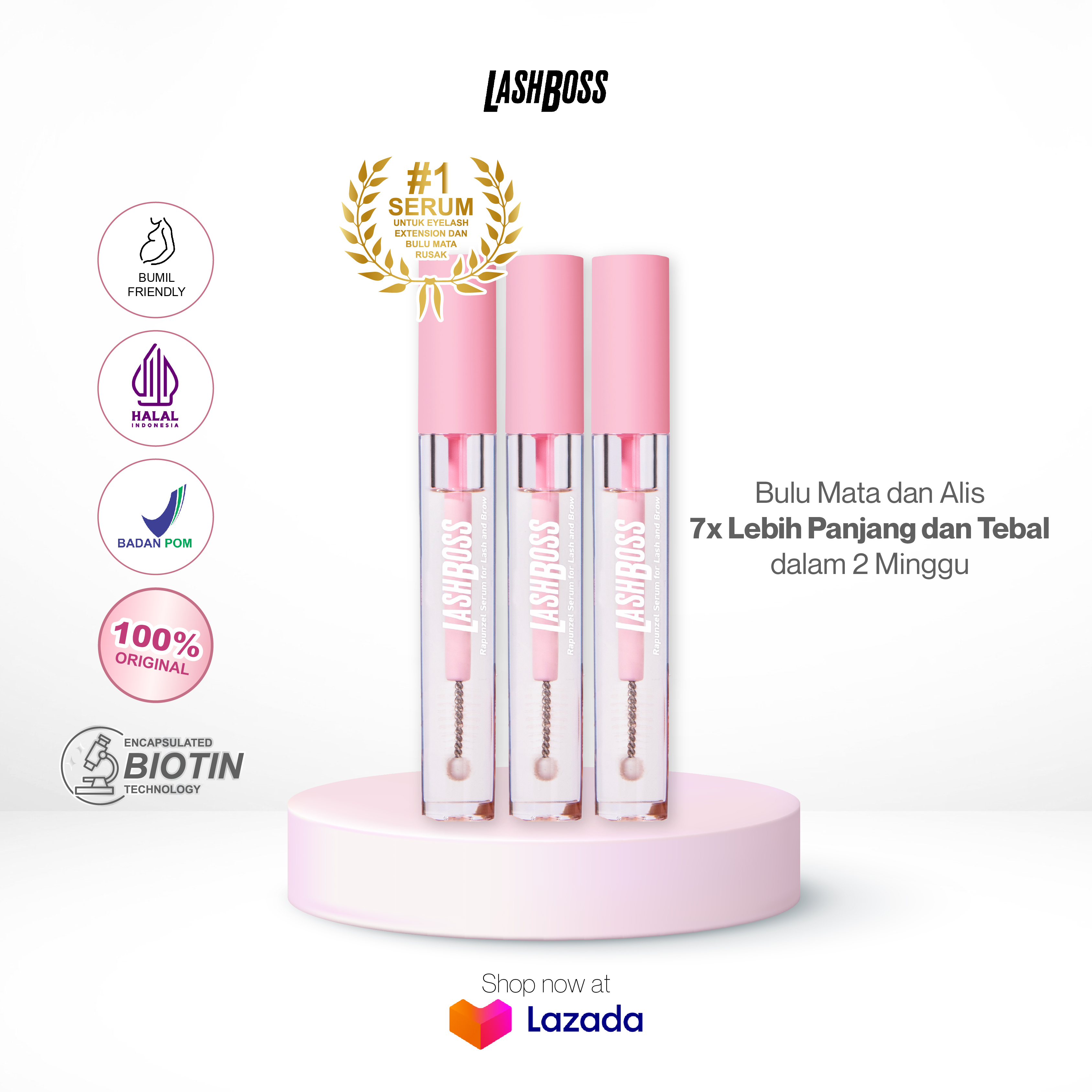 Turun 37%: Triple Pack Lash Boss
