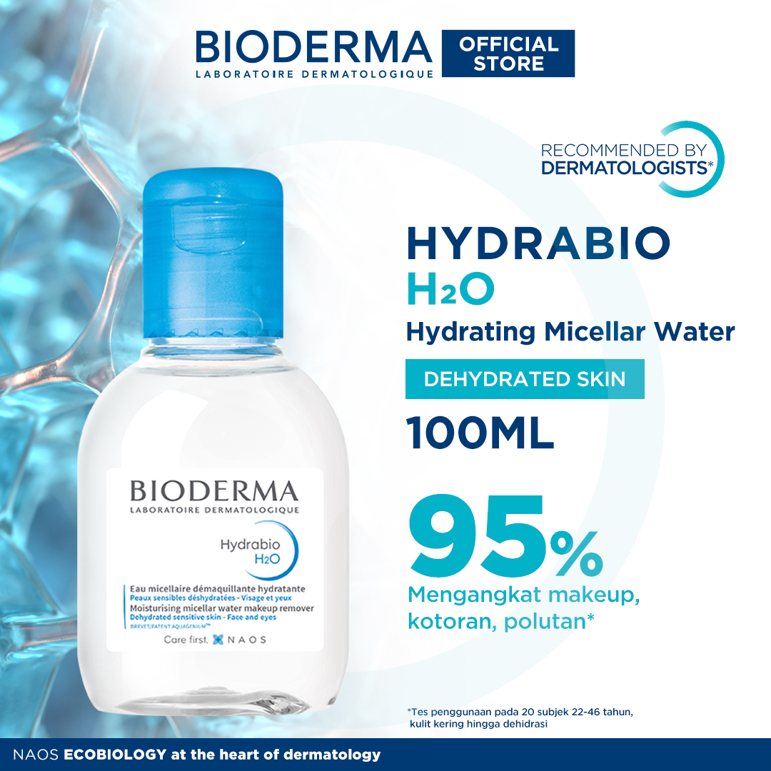 Turun 24%: Bioderma Hydrabio H2O 100 ml