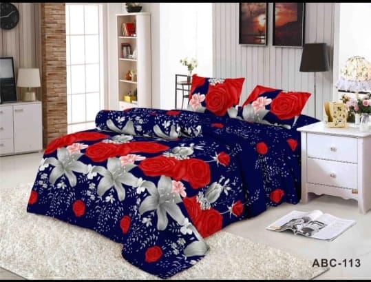 Turun 23%: Seprei Motif Bunga Mawar Pink