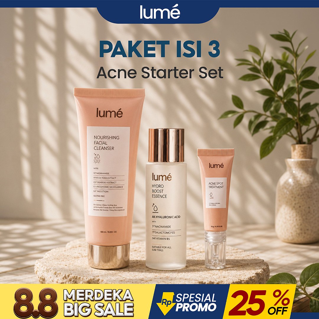 Turun 25%: LUME Acne Starter Set